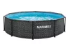Marimex Florida medence 3,05x0,76 m tartozékok nélkül - RATTAN minta