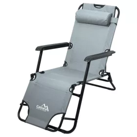   Lehátko Cattara SOFA kempingové skládací, polohovací, šedé