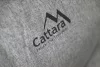 Lehátko Cattara SOFA kempingové skládací, polohovací, šedé