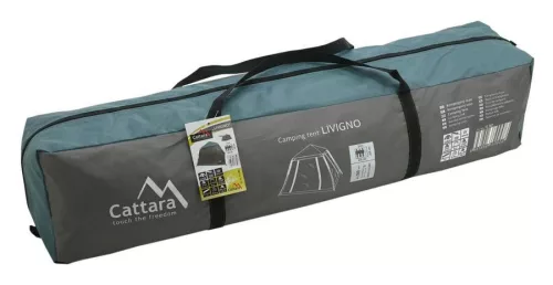 Cattara LIVIGNO sátor, gyorsan felállítható, 3–4 fő részére, 200 × 200 × 140 cm, PU 500 mm