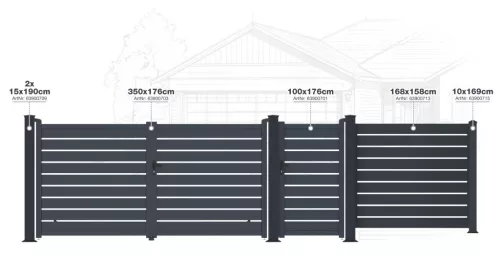 Kapu G21 Reno 100x176 cm balos, antracit