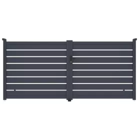 Kapu G21 Reno 350x158 cm kétszárnyú, antracit színű