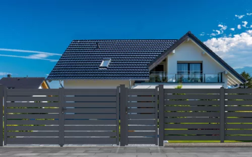 Kapu G21 Reno 350x176 cm kétszárnyú, antracit színű