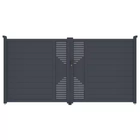 G21 Marion 350x173 cm kétszárnyú kapu, antracit