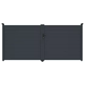   G21 Orlando 350x158 cm-es kétszárnyú kapu, antracit színben