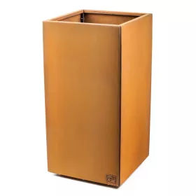 G21 Corten Square virágláda, 40 x 80 x 40 cm
