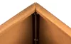 G21 Corten Square virágláda, 40 x 80 x 40 cm