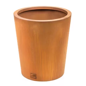 G21 Corten Round virágláda, 45 x 50 cm