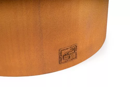 G21 Corten Round virágláda, 45 x 50 cm