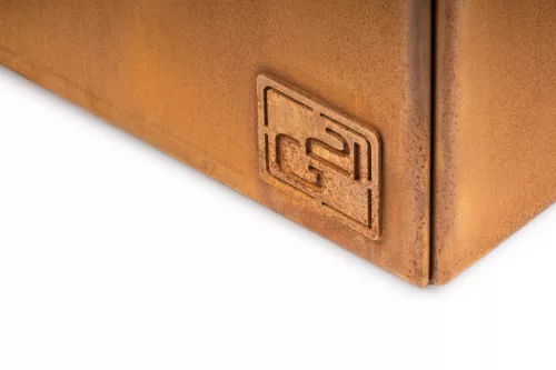 G21 Corten Square virágláda, 30 x 60 x 30 cm