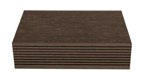 G21 elzáró kültéri burkolólap, 2,5 x 14 x 400 cm, Indiai teak WPC anyag