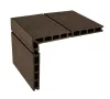 G21 elzáró kültéri burkolólap, 2,5 x 14 x 400 cm, Indiai teak WPC anyag