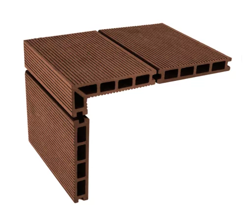 G21 kültéri padlóburkolat 2,5 x 14 x 400 cm, cseresznye szín, WPC