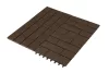 G21 Samoa WPC-Bodenfliesen in der Farbe Indisches Teakholz, 2,3 x 30 x 30 cm