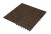 G21 Samoa WPC-Bodenfliesen in der Farbe Indisches Teakholz, 2,3 x 30 x 30 cm