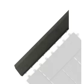   G21 Ében átvezető profil a WPC burkolócsempékhez, 38,5 x 7,5 cm sarok (bal)