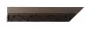 G21 Indiai teak átvezető profil a WPC burkolócsempékhez, 38,5 x 7,5 cm sarok (jobb)