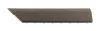 G21 Indiai teak átvezető profil a WPC burkolócsempékhez, 38,5 x 7,5 cm sarok (jobb)