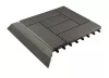 G21 Incana átvezető profil a WPC burkolócsempékhez, 38,5 x 7,5 cm sarok (jobb)