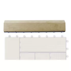   G21 Cumaru átvezető profil a WPC burkolócsempékhez, 30 x 7,5 cm egyenes