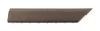 G21 Indiai teak átvezető profil a WPC burkolócsempékhez, 38,5 x 7,5 cm sarok (bal)
