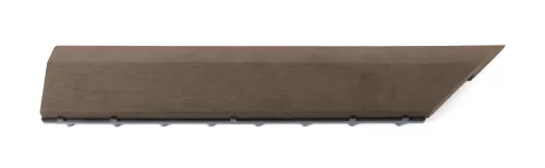 G21 Indiai teak átvezető profil a WPC burkolócsempékhez, 38,5 x 7,5 cm sarok (bal)