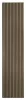 Akustikpaneel G21, 270 x 60,5 x 2,1 cm, geräucherte Eiche