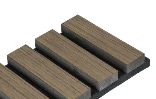 Akustikpaneel G21, 270 x 60,5 x 2,1 cm, geräucherte Eiche