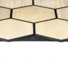Akusztikus panel G21 81,5x66,5x2,1 cm méhsejt alakú, natúr tölgyfa