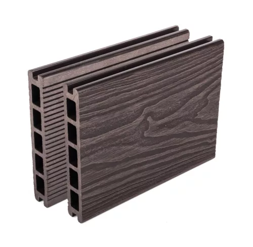 G21 kültéri burkolólap, 2,5 x 14,8 x 300 cm, Dark Wood, WPC
