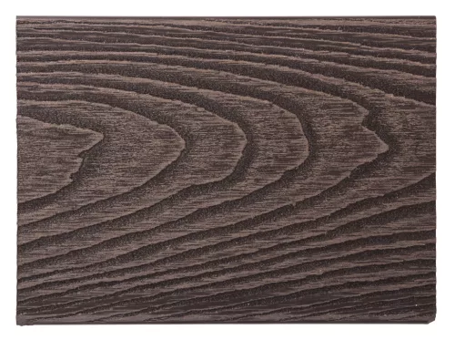 G21 kütléri burkolólap 2,5 x 14,8 x 300 cm, Dark Wood, kerek lyukakkal, WPC