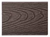 G21 padlóburkolat 2,5 x 14,8 x 400 cm, Dark Wood kerek lyukakkal, WPC