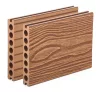 G21 kültéri burkolólap 2,5 x 14,8 x 30 cm, Light Wood kerek lyukakkal, WPC