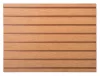 G21 kültéri burkolólap 2,5 x 14,8 x 30 cm, Light Wood kerek lyukakkal, WPC