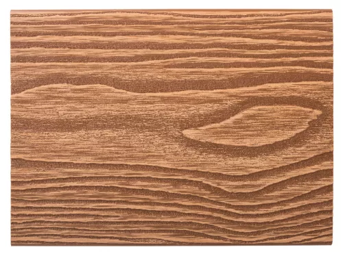 G21 kültéri burkolólap 2,5 x 14,8 x 400 cm, Light Wood kerek lyukakkal, WPC