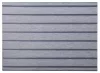 G21 kültéri burkolólap 2,5 x 14,8 x 400 cm, Silver Wood kerek lyukakkal, WPC