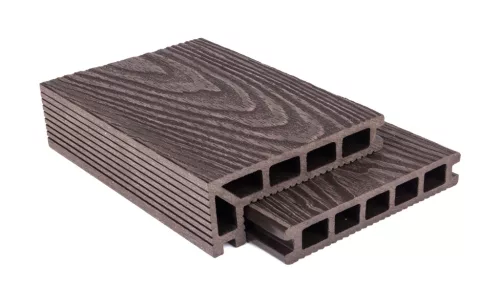 G21 kültéri burkolólap 2,5 x 14,8 x 400 cm, Dark Wood, WPC