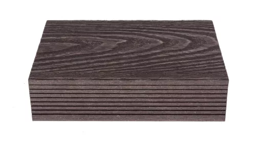 G21 kültéri elzáró burkolólap, 2,5 x 14 x 400 cm, Dark Wood, WPC