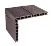 G21 kültéri elzáró burkolólap, 2,5 x 14 x 400 cm, Dark Wood, WPC