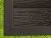 G21 élzáró Dark Wood 4,5 x 4,5 x 300 cm, WPC anyag