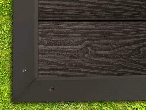 G21 élzáró Dark Wood 4,5 x 4,5 x 300 cm, WPC anyag