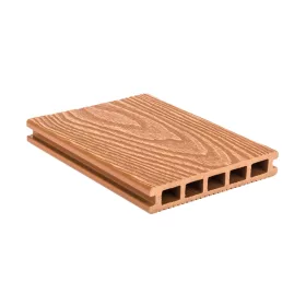 G21 Terrassenplatte 2,5 x 14,8 x 400 cm, Hellholz, WPC