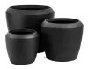 G21 Coal Round virágcserép 33,5 x 33,5 x 30,5