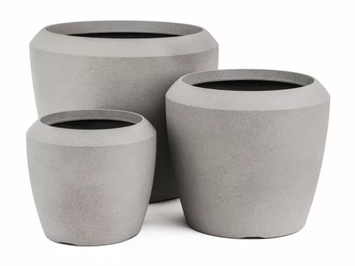 G21 Cement Round virágcserép 44 x 44 x 39,5