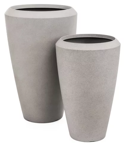 G21 Cement Oval virágcserép 44,3 x 44,3 x 69,8