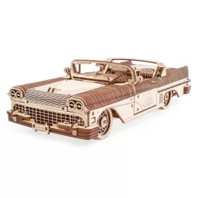  Ugears játék - 3D fa mechanikus kirakós VM-05 Autó (50's convertible)
