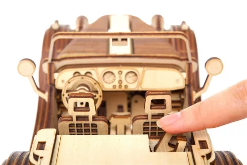 Ugears játék - 3D fa mechanikus kirakós VM-01 Autó (roadster)