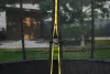 G21 SpaceJump trambulin védőhalóval, 366 cm, ajándék létrával, kék színben