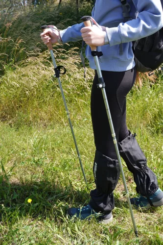 KUBIsport összecsukható 5 részes túrabotok, 1 pár