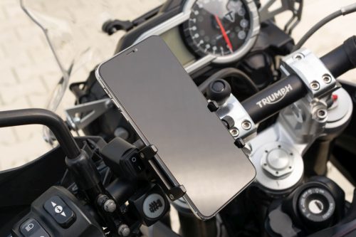 FIXED Bikee ALU alumínium mobiltelefon tartó kerékpárra, fekete